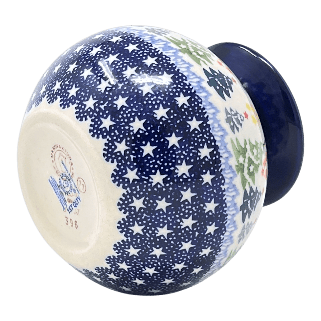 Vase, Bubble, 4.75" in "Festive Forest" by Manufaktura | W002U-INS6