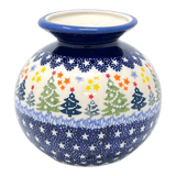 Vase, Bubble, 4.75" in "Festive Forest" by Manufaktura | W002U-INS6