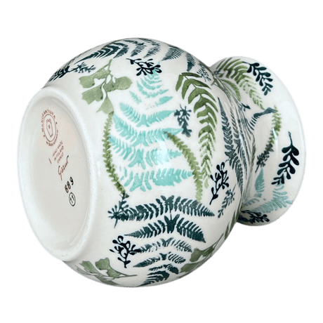 Vase, Bubble, 6" in "Scattered Ferns" by Manufaktura | W003S-GZ39