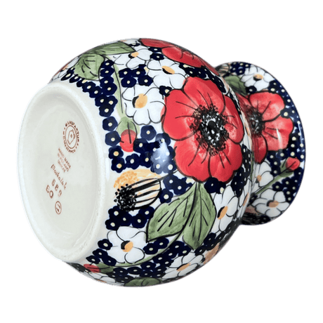 Vase, Bubble, 6" in "Poppies & Posies" by Manufaktura | W003S-IM02