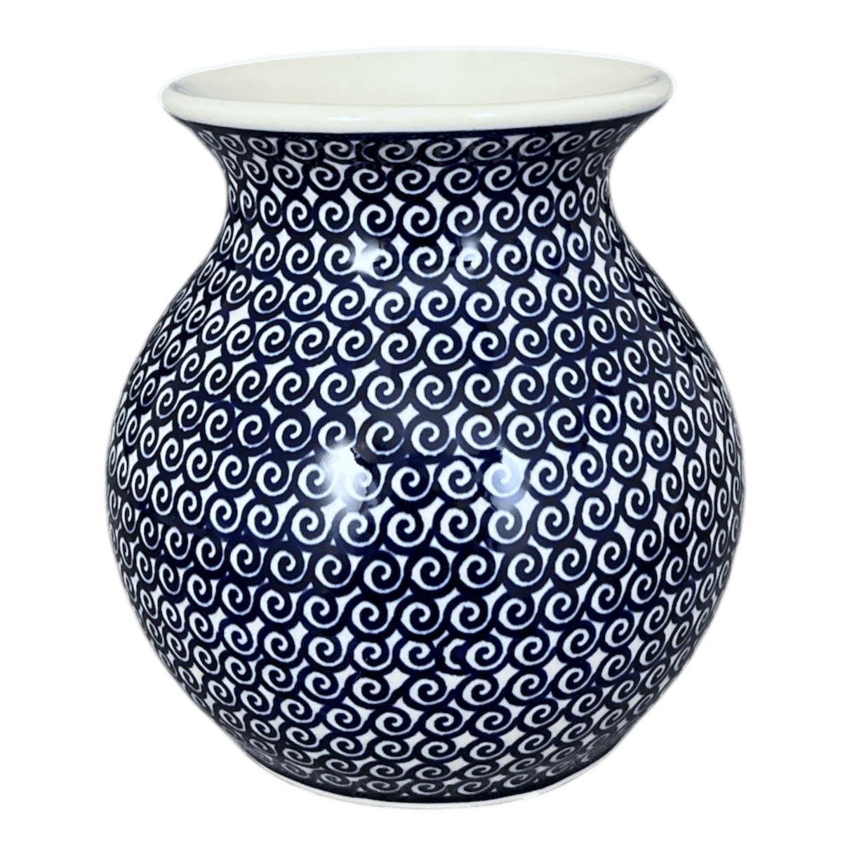 Vase, Bubble, 6" in "Riptide" by Manufaktura | W003T-63