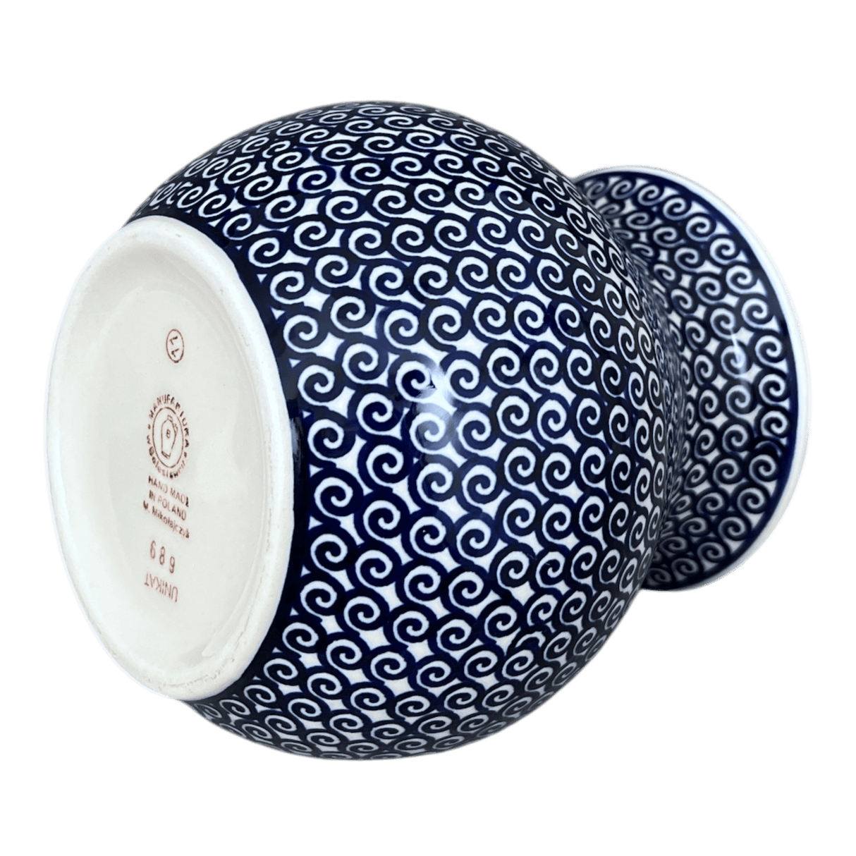 Vase, Bubble, 6" in "Riptide" by Manufaktura | W003T-63