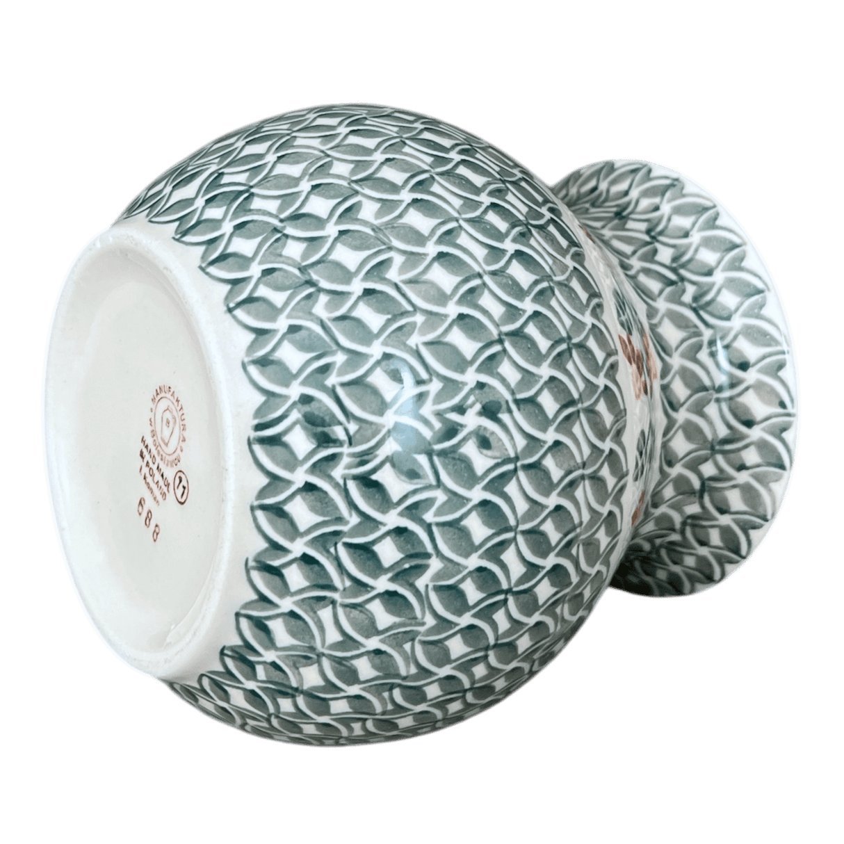 Vase, Bubble, 6" in "Indian Summer" by Manufaktura | W003T-AS22