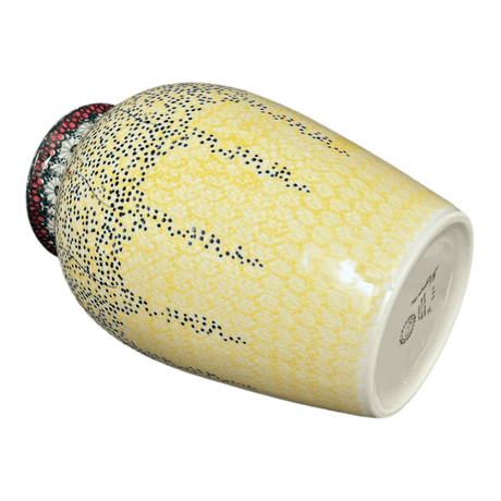 Vase, Folk, 10" in "Sunshine Grotto" by Manufaktura | W006S-WK52