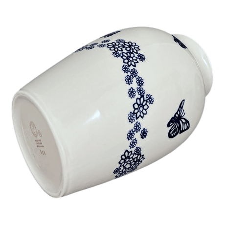 Vase, Folk, 10" in "Butterfly Garden" by Manufaktura | W006T-MOT1