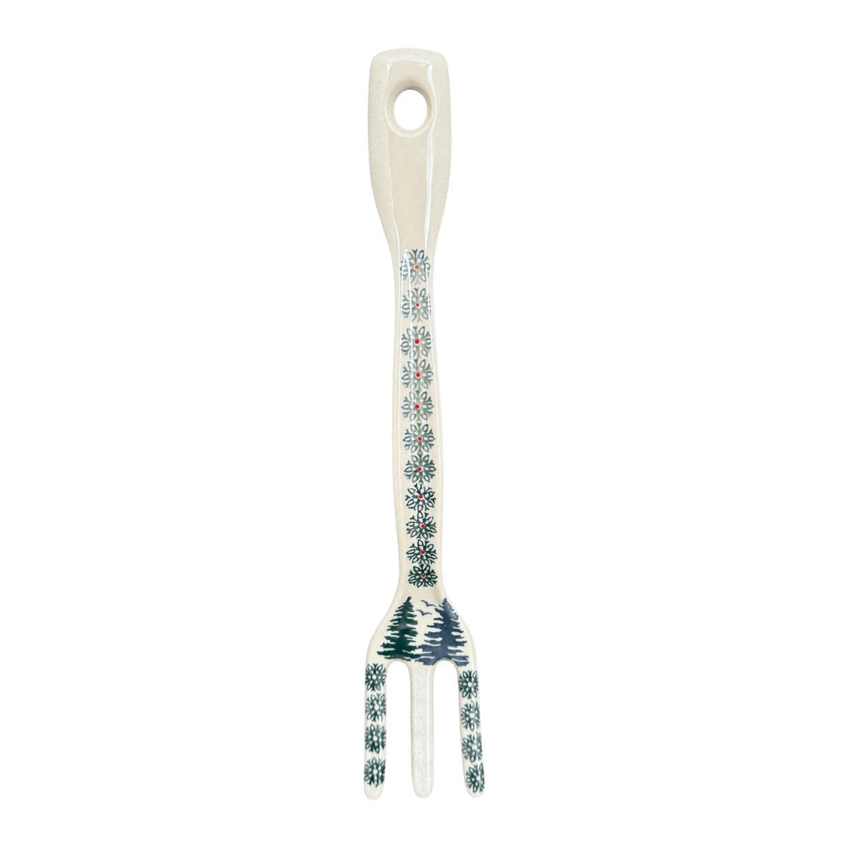 Fork, Serving Fork, 12" in "Pine Forest" by Manufaktura | W011S-PS29