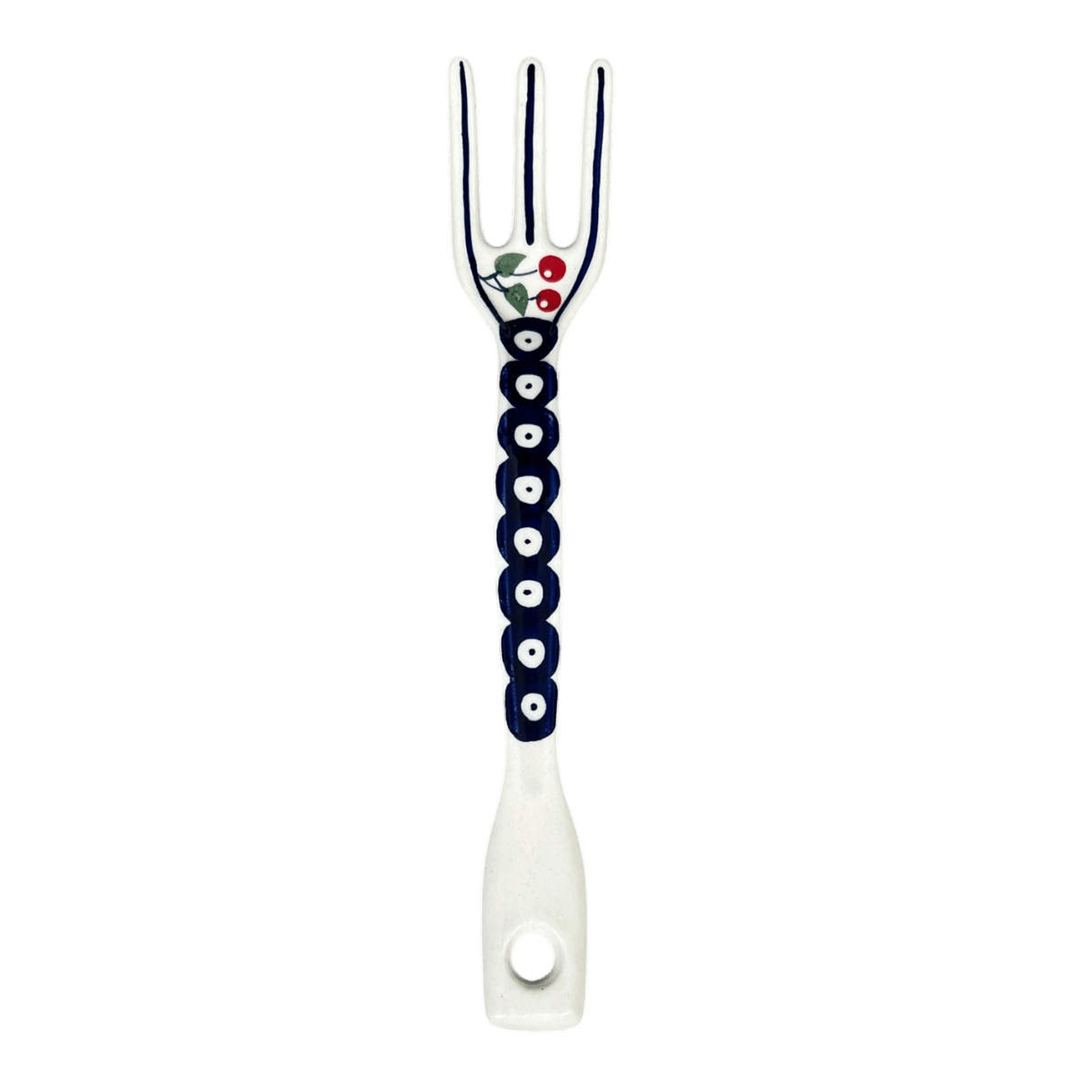 Fork, Serving Fork, 12" in "Cherry Dot" by Manufaktura | W011T-70WI