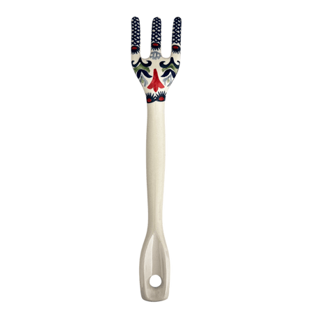 Fork, Serving Fork, 12" in "Scandinavian Scarlet" by Manufaktura | W011U-P295