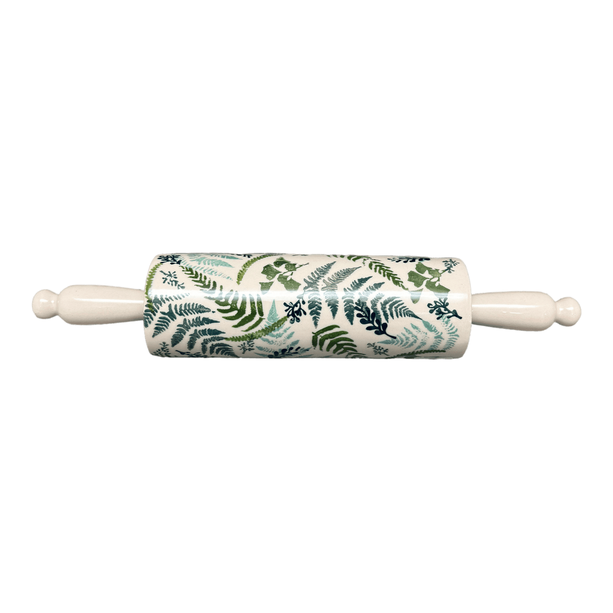 Rolling Pin, 14.25" in "Scattered Ferns" by Manufaktura | W012S-GZ39