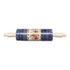 Polish Pottery Rolling Pin (Poppy Persuasion) | W012S-P265 at PolishPotteryOutlet.com