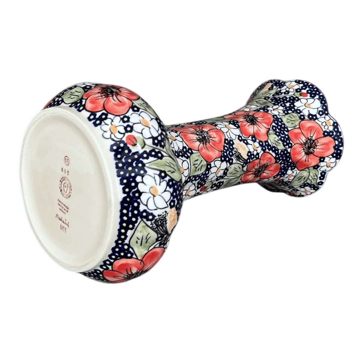 Vase, Tulip Lipped, 12.5" in "Poppies & Posies" by Manufaktura | W014S-IM02