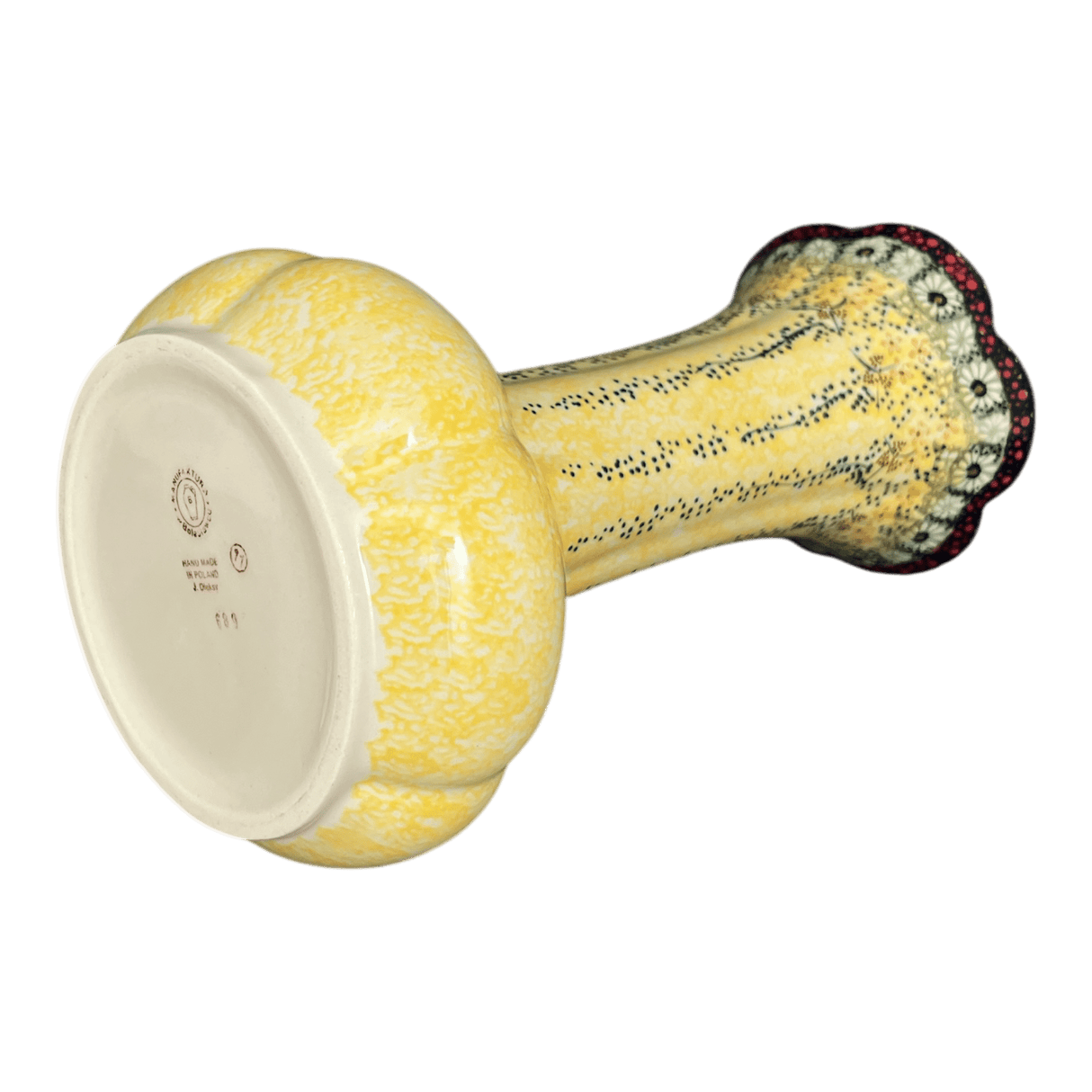 Vase, Tulip Lipped, 12.5" in "Sunshine Grotto" by Manufaktura | W014S-WK52