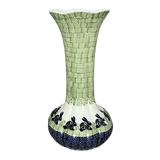 Vase, Tulip Lipped, 12.5" in "Bunny Love" by Manufaktura | W014T-P324
