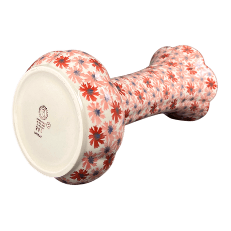 Vase, Tulip Lipped, 12.5" in "Scarlet Daisy" by Manufaktura | W014U-AS73