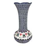 Vase, Tulip Lipped, 12.5" in "Scandinavian Scarlet" by Manufaktura | W014U-P295