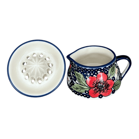 Juicer, Juicer w/ Jug, 4.5" in "Poppies & Posies" by Manufaktura | W017S-IM02