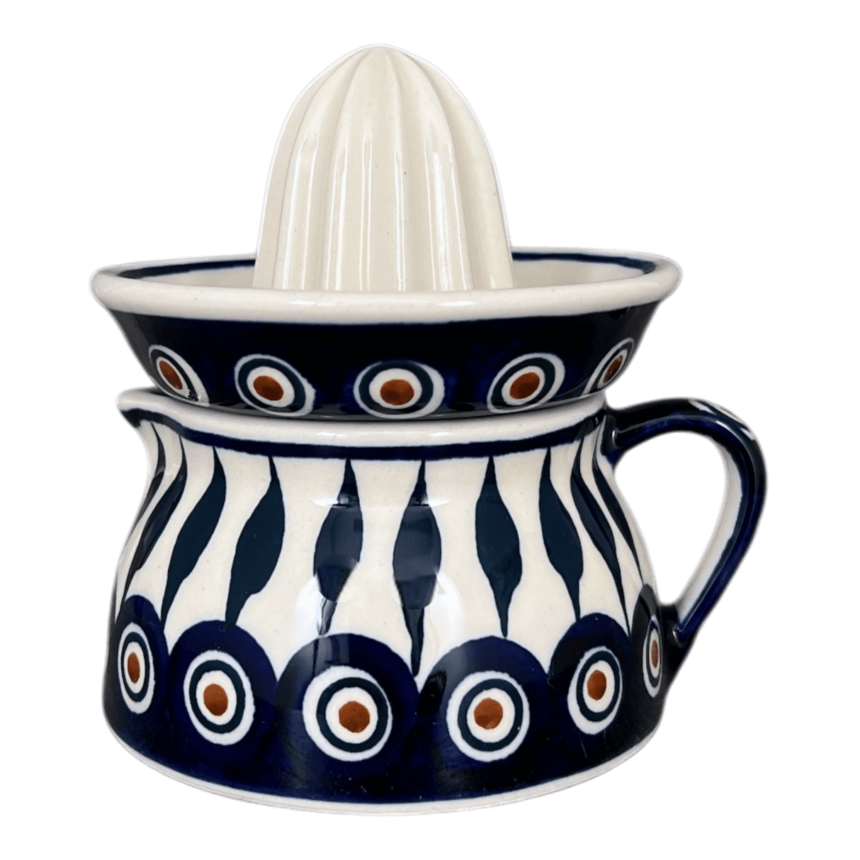 Juicer, Juicer w/ Jug, 4.5" in "Peacock" by Manufaktura | W017T-54