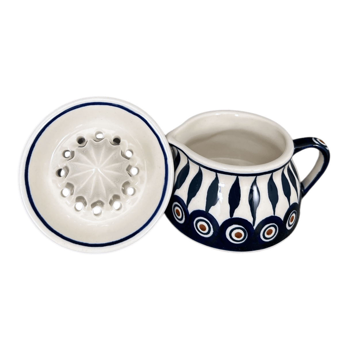 Juicer, Juicer w/ Jug, 4.5" in "Peacock" by Manufaktura | W017T-54
