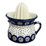 Juicer, Juicer w/ Jug, 4.5" in "Peacock Dot" by Manufaktura | W017U-54K