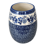 Vase, 8" in "Blue Life" by Manufaktura | W020S-EO39