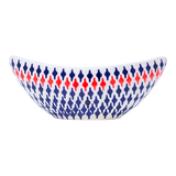 Vase, Ikebana, Oval, Frog Insert, 10.5" x 4.5" in "Shock Waves" by Manufaktura | W022U-GZ42