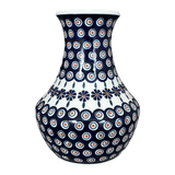 Vase, 10" in "Floral Peacock" by Manufaktura | W025T-54KK