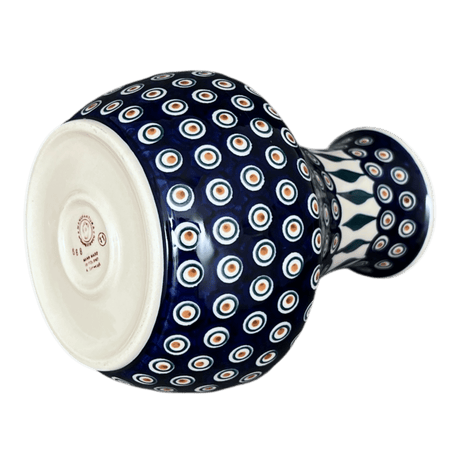 Vase, 10" in "Peacock" by Manufaktura | W025T-54