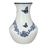 Vase, 10" in "Butterfly Garden" by Manufaktura | W025T-MOT1
