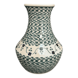 Vase, 10" in "Woven Pansies" by Manufaktura | W025T-RV