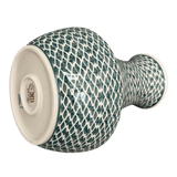 Vase, 10" in "Woven Pansies" by Manufaktura | W025T-RV