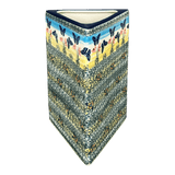 Vase, Triangular, 8" x 4.75" in "Butterflies in Flight" by Manufaktura | W027S-WKM