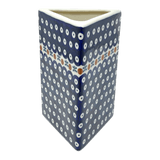 Vase, Triangular, 8" x 4.75" in "Mosquito" by Manufaktura | W027T-70