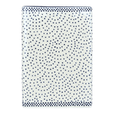 Vase, Triangular, 8" x 4.75" in "Misty Blue" by Manufaktura | W027U-61A