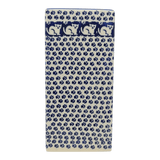 Vase, Triangular, Medium 8" x 3.25" in "Kitty Cat Path" by Manufaktura | W028T-KOT6