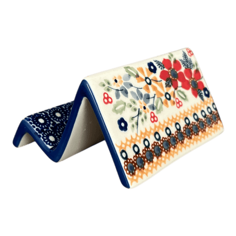 Stand, Card/Phone, 4" x 2" in "Ruby Duet" by Manufaktura | W049S-DPLC