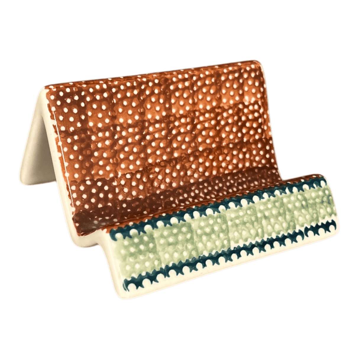 Stand, Card/Phone, 4" x 2" in "Jungle Flora" by Manufaktura | W049T-DPZG
