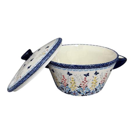 Soup Tureen, 1.25 Quart in "Butterfly Bounty" by Manufaktura | W052S-WK76