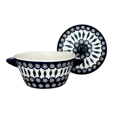 Soup Tureen, 1.25 Quart in "Peacock" by Manufaktura | W052T-54