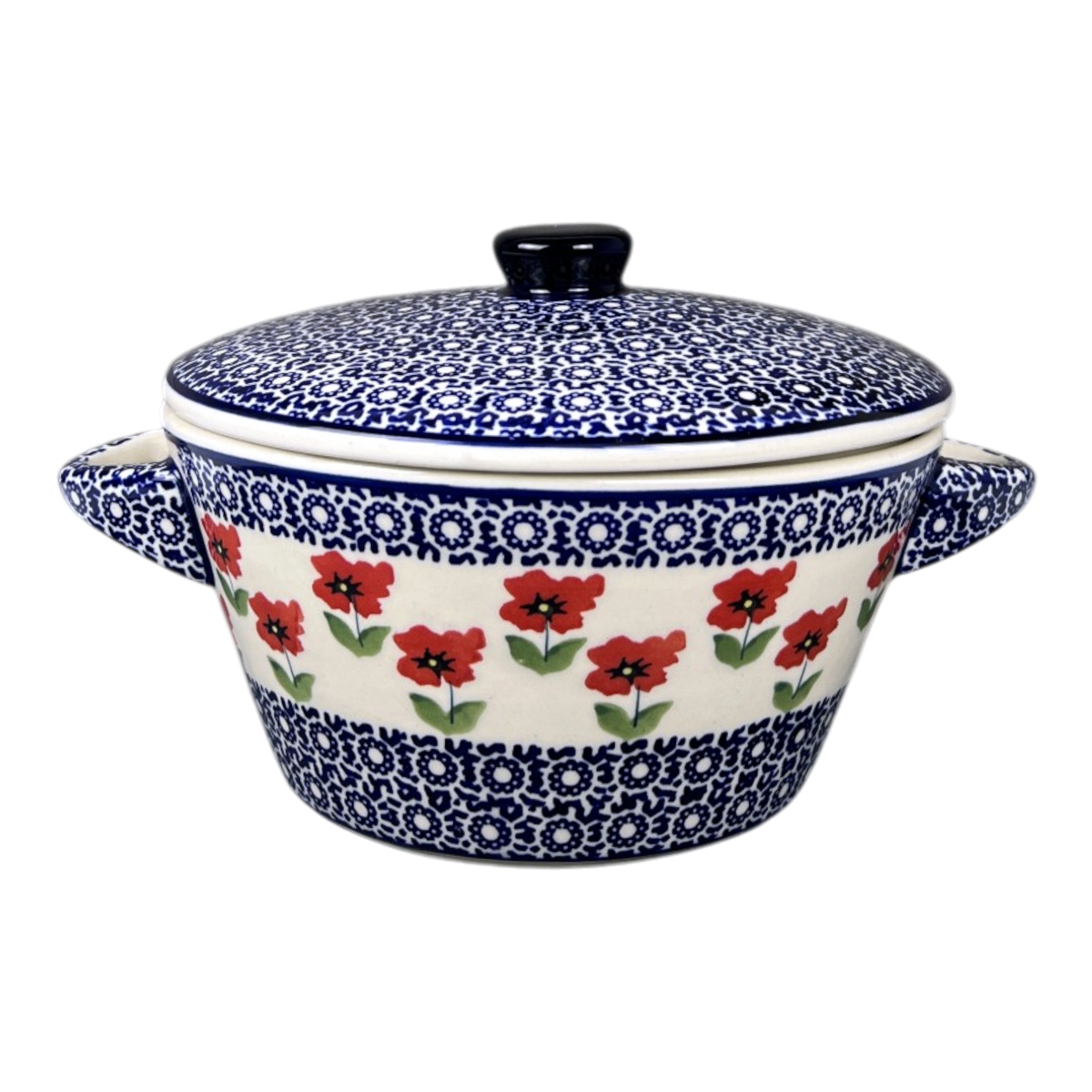 Soup Tureen, 1.25 Quart in "Poppy Garden" by Manufaktura | W052T-EJ01