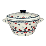 Soup Tureen, 1.25 Quart in "Red Bird" by Manufaktura | W052T-GILE