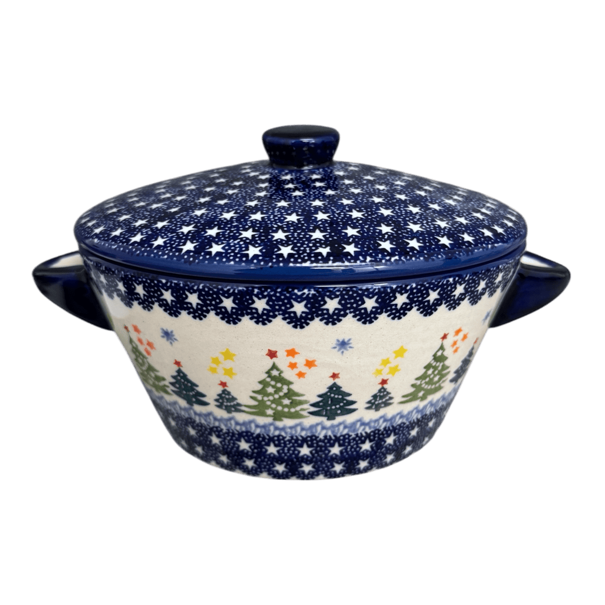 Soup Tureen, 1.25 Quart in "Festive Forest" by Manufaktura | W052U-INS6