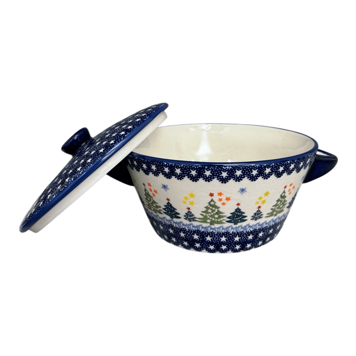 Soup Tureen, 1.25 Quart in "Festive Forest" by Manufaktura | W052U-INS6