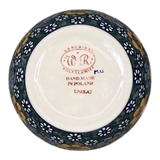 Bowl, Round, 6", WR (WR12B) in "Daisy Meadow" by W.R. Ceramika | WR12B-BK2