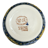 Bowl, Round, 6", WR (WR12B) in "Bed of Blossoms" by W.R. Ceramika | WR12B-KG2