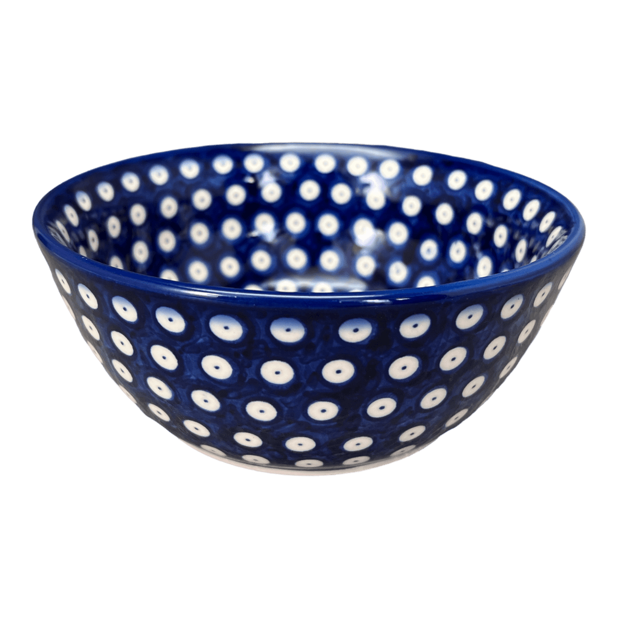 Bowl, Round, 7", WR (WR12C) in "Dot to Dot" by W.R. Ceramika | WR12C-SM2