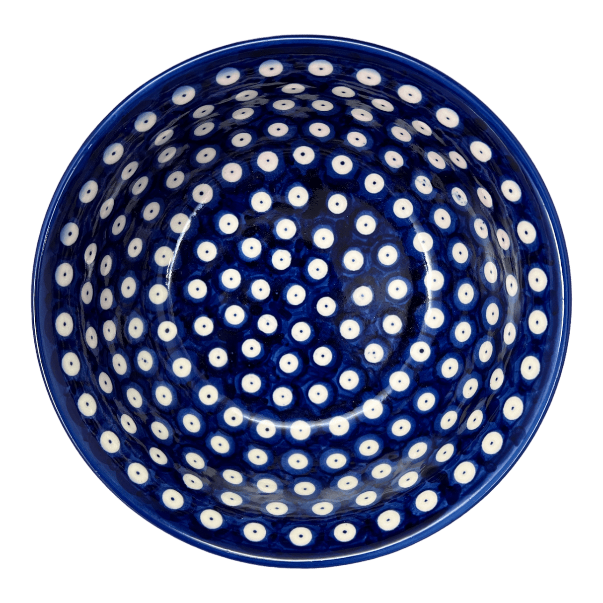 Bowl, Round, 7", WR (WR12C) in "Dot to Dot" by W.R. Ceramika | WR12C-SM2