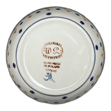 Bowl, Round, 7", WR (WR12C) in "Bows in Snow" by W.R. Ceramika | WR12C-WR15