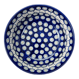 Bowl, Round, 7.75", WR (WR12D) in "Peacock in Line" by W.R. Ceramika | WR12D-SM1