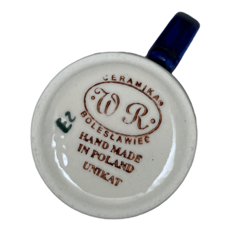Mug, Straight Mug, 8 oz, WR (WR14A) in "Pansy Storm" by W.R. Ceramika | WR14A-EZ3