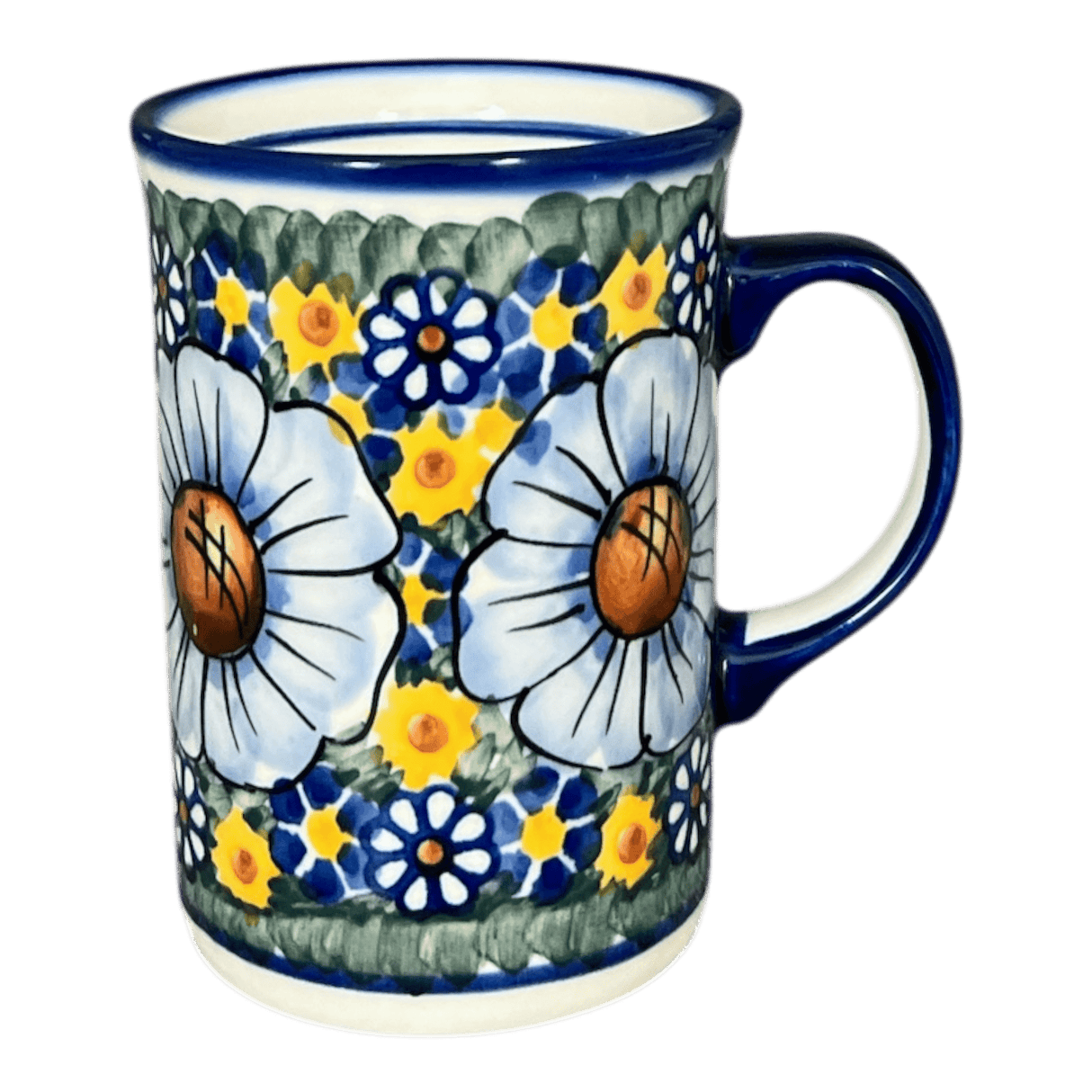 Mug, Straight Mug, 8 oz, WR (WR14A) in "Chamomile" by W.R. Ceramika | WR14A-RC4